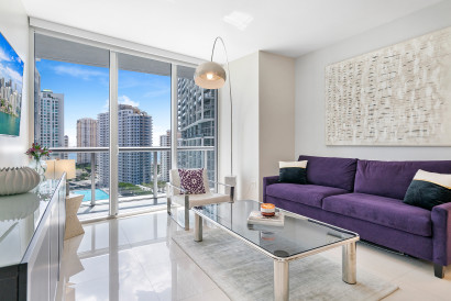 2111, Ocean Views from Boutique Icon Brickell Apartment.