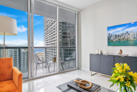 NEW! Ocean & River Views at Icon Brickell Residences, Prime Location in Miami