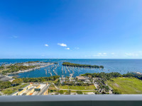 Great Bay View from Corner Apartment in Arya, Miami. FREE Parking, Gym, WI-FI