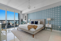 Bay and City Views From Icon Brickell Apartment, Miami. Free Wi-Fi, SPA