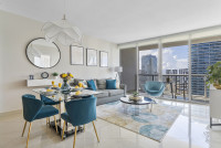 Great Apartment, Miami River and the Biscayne Bay View. Brickell, Miami
