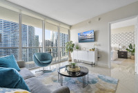 Great Apartment, Miami River and the Biscayne Bay View. Brickell, Miami