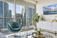 Great Apartment, Miami River and the Biscayne Bay View. Brickell, Miami