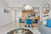 Great Apartment, Miami River and the Biscayne Bay View. Brickell, Miami