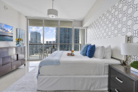 Great Apartment, Miami River and the Biscayne Bay View. Brickell, Miami