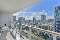 Great Apartment, Miami River and the Biscayne Bay View. Brickell, Miami