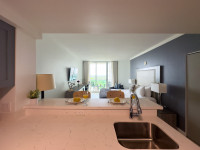 Studio with Full Kitchen. Remodeled. Lateral Sea View, Pool, Gym, Parking.