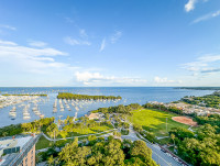 Great Bay View from Corner Apartment in Arya, Miami. FREE Parking, Gym, WI-FI