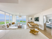 Great Bay View from Corner Apartment in Arya, Miami. FREE Parking, Gym, WI-FI