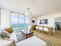 Great Bay View from Corner Apartment in Arya, Miami. FREE Parking, Gym, WI-FI
