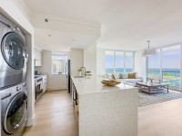 Great Bay View from Corner Apartment in Arya, Miami. FREE Parking, Gym, WI-FI
