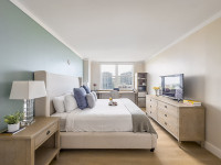 Great Bay View from Corner Apartment in Arya, Miami. FREE Parking, Gym, WI-FI