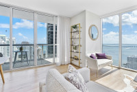 Overlooking the Ocean, 2/2 Property, Free Wi-Fi, SPA. Brickell, Miami