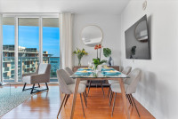 Great Views, Corner Balcony, Luxe Apartment. Free Pool and Park. Coconut Grove. Miami