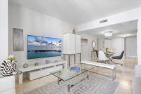 Ocean, River and Pool Views from Boutique Icon Brickell Apartment. FREE Amenities