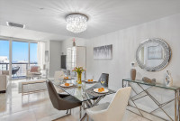 Ocean, River and Pool Views from Boutique Icon Brickell Apartment. FREE Amenities