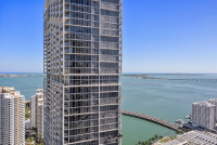 Ocean, River and Pool Views from Boutique Icon Brickell Apartment. FREE Amenities