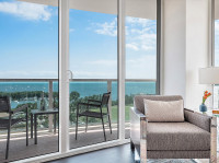 Best Bay View from Private Apartment in Arya, Miami. FREE Parking, Gym, WI-FI