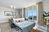 NEW Front Ocean View! Wrap-around Balcony. Free Pool, Park. Hotel Arya, Miami
