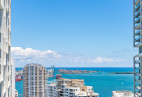 Bay and City Views From Icon Brickell Apartment, Miami. Free Wi-Fi, SPA