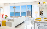 Ocean Views, Large 2/2 Unit. Well Equipped, Location! Brickell, Miami