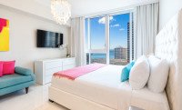 Ocean Views, Large 2/2 Unit. Well Equipped, Location! Brickell, Miami