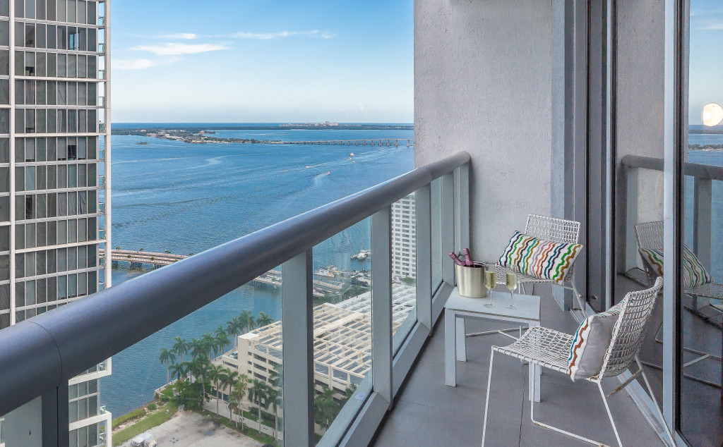 Ocean Views from Boutique Icon Brickell Apartment. Just Remodeled.