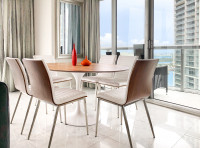 45 Floor, Great River & Sea View From Corner Condo Above Icon Residences, Brickell, Miami