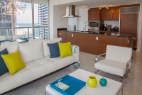 Great View of Key Biscayne & Miami River From Corner Apartment at Icon Residences, Miami