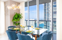 Corner Apartment with Great View of Key Biscayne & Miami River, Icon Brickell Residences