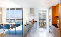 Corner Apartment with Great View of Key Biscayne & Miami River, Icon Brickell Residences