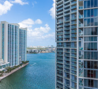 Key Biscayne and Miami River Views from Corner Apartment at Icon Residences. Brickell, Miami