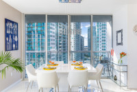 Front Bay View and City View. Newly refurbished Apartment at Icon Private Residences, Brickell, Miami
