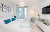 Front Bay View and City View. Newly refurbished Apartment at Icon Private Residences, Brickell, Miami