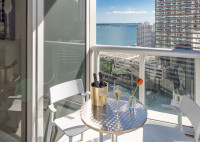 Front Bay View and City View. Newly refurbished Apartment at Icon Private Residences, Brickell, Miami