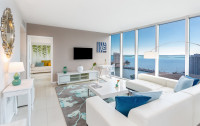 Front Bay View and City View. Newly refurbished Apartment at Icon Private Residences, Brickell, Miami