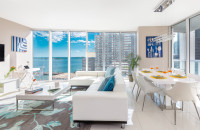 Front Bay View and City View. Newly refurbished Apartment at Icon Private Residences, Brickell, Miami