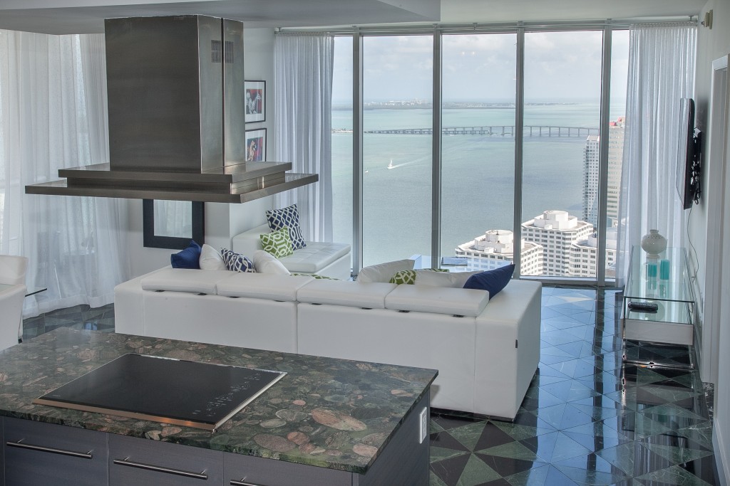 Panoramic Bay Views. Unobstructed!  Corner Apartment by Designer K. Wearstler. Brickell, Miami