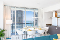 Breathtaking Views of Biscayne Bay and Miami River. Icon Brickell Residences.