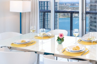 Breathtaking Views of Biscayne Bay and Miami River. Icon Brickell Residences.