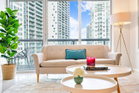 New Apartment in the Best area in Miami. Icon Brickell. Free SPA, Gym, Sauna, Wi-Fi, Smart TV