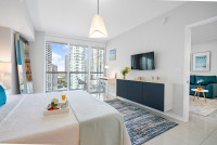 New Apartment in the Best area in Miami. Icon Brickell. Free SPA, Gym, Sauna, Wi-Fi, Smart TV