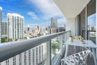 New Apartment in the Best area in Miami. Icon Brickell. Free SPA, Gym, Sauna, Wi-Fi, Smart TV