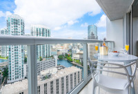 Brickell, City & River Views, Icon Brickell Residences. Free Pool, SPA, Wi-Fi