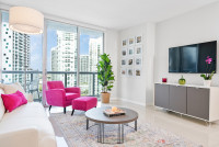 Brickell, City & River Views, Icon Brickell Residences. Free Pool, SPA, Wi-Fi