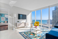 Frontal Ocean Views. Newly refurbished Apartment, Icon Residences, Brickell, Miami