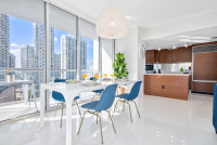 Frontal Ocean Views. Newly refurbished Apartment, Icon Residences, Brickell, Miami