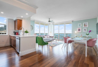 Remodeled 2 BDRM Art Deco Style Apart in Coconut Grove. Stunning Bay Views. FREE Parking, Gym, WI-FI