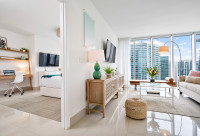 NEW!! High Floor, Miami River and Bay view. Icon Brickell Residences