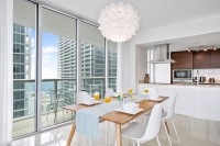 NEW!! High Floor, Miami River and Bay view. Icon Brickell Residences